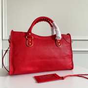 Balenciaga Classic Leather Red 38x24x12cm - 3