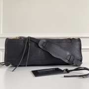 Balenciaga Classic Leather Black with gold buckle 38x24x12cm - 6