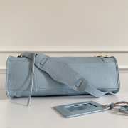 Balenciaga Classic Leather Blue 38x24x12cm - 3