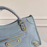 Balenciaga Classic Leather Blue 38x24x12cm - 6