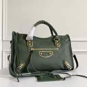 Balenciaga Classic Leather Green 38x24x12cm - 2