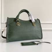 Balenciaga Classic Leather Green 38x24x12cm - 3