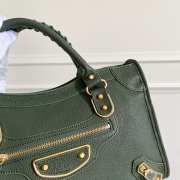 Balenciaga Classic Leather Green 38x24x12cm - 5