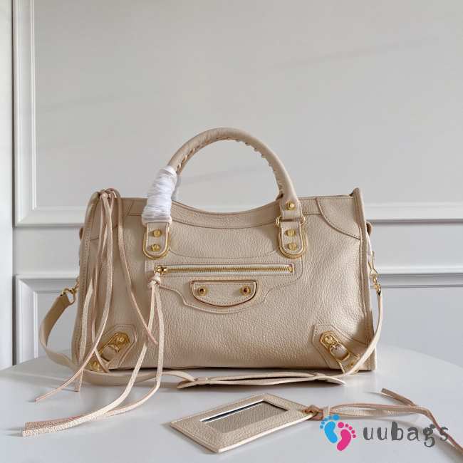 Balenciaga Classic Leather Beige 38x24x12cm - 1