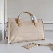 Balenciaga Classic Leather Beige 38x24x12cm - 5