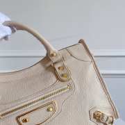 Balenciaga Classic Leather Beige 38x24x12cm - 6