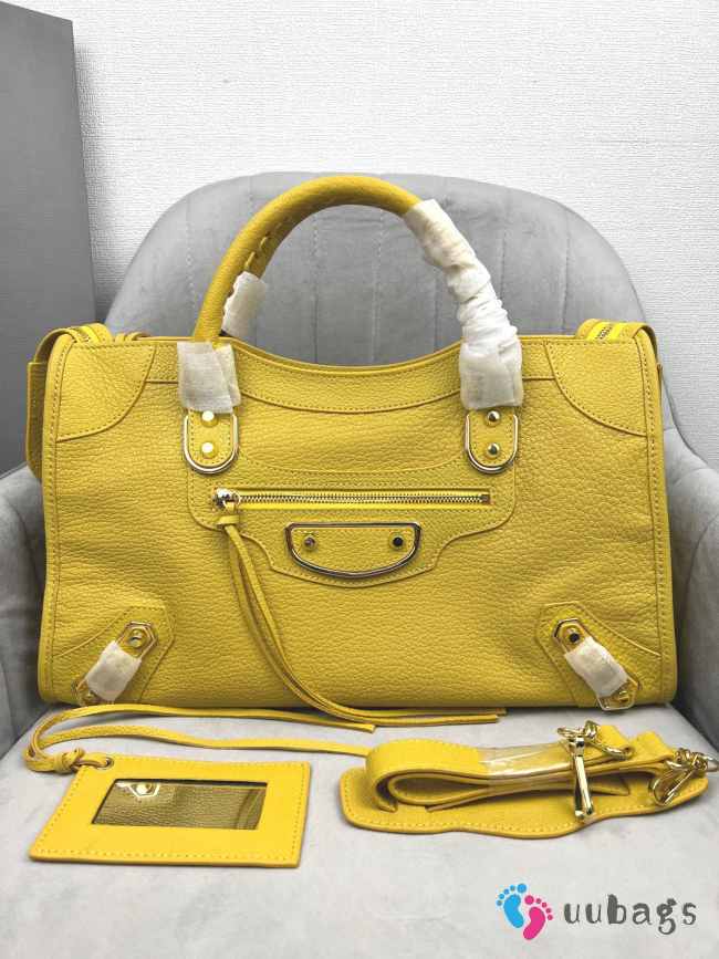 Balenciaga Classic Leather Yellow 38x24x12cm - 1