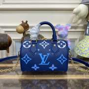 Louis Vuitton Speedy Bandoulière Blue 20.5x13.5x12cm - 2