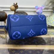 Louis Vuitton Speedy Bandoulière Blue 20.5x13.5x12cm - 4