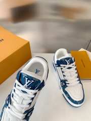 Louis Vuitton Trainer Blue  - 4