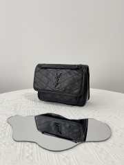 YSL Niki 633160 baby size in black 21x16x7.5cm - 1