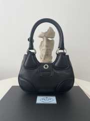 Prada Moon padded nappa-leather bag in black 16x7.5x22cm - 5