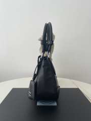 Prada Moon padded nappa-leather bag in black 16x7.5x22cm - 4