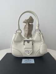 Prada Moon padded nappa-leather bag in white 16x7.5x22cm - 1