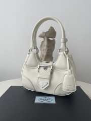 Prada Moon padded nappa-leather bag in white 16x7.5x22cm - 6