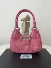 Prada Moon padded nappa-leather bag in pink 16x7.5x22cm - 1