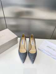 Jimmy Choo siver bling High heels 6.5cm - 6