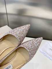 Jimmy Choo pink pastel bling High heels 6.5cm - 5