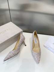 Jimmy Choo pink pastel bling High heels 6.5cm - 4