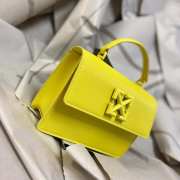 Off-White 1.4 Jitney yellow bag 22x14x7cm - 2