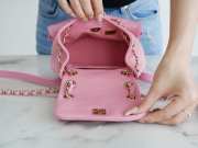 Chanel small backpack in pink AS3787 16.5x17.5x10cm - 2