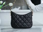 Chanel 22K hobo in black 17.5x24x6cm - 4