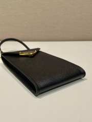 Prada phone case bag black 10.5x18x3cm - 6