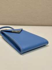 Prada phone case blue 10.5x18x3cm - 6