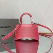 Balenciaga Hourglass in pink 19x8x21cm - 6