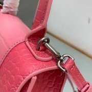 Balenciaga Hourglass in pink 19x8x21cm - 3