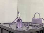 Balenciaga Hourglass BG8896 in light purple 19x8x21cm - 4