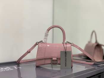 Balenciaga Hourglass BG8896 in light pink 19x8x21cm