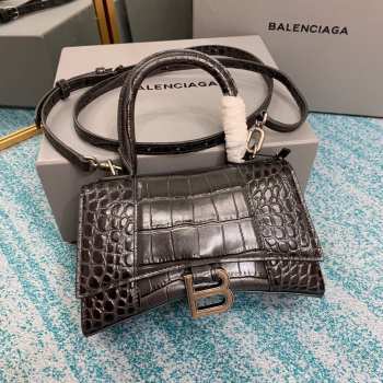 Balenciaga Hourglass BG8896 in dark brown 19x8x21cm