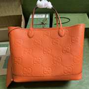 Gucci Jumbo GG Large Tote bag in orange 40x33x19cm - 1