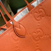 Gucci Jumbo GG Large Tote bag in orange 40x33x19cm - 6