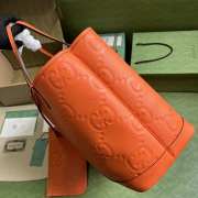 Gucci Jumbo GG Large Tote bag in orange 40x33x19cm - 5