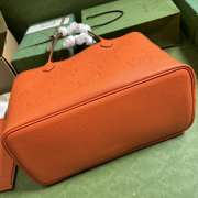 Gucci Jumbo GG Large Tote bag in orange 40x33x19cm - 3