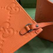 Gucci Jumbo GG Large Tote bag in orange 40x33x19cm - 4