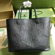 Gucci Jumbo GG Large Tote bag in black 40x33x19cm - 6