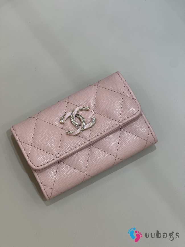 Chanel 23S Wallet in Pink 11x8.5x3cm - 1