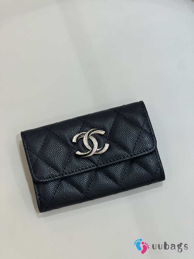 Chanel 23S Wallet in Black 11x8.5x3cm - 1