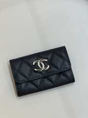 Chanel 23S Wallet in Black 11x8.5x3cm - 1