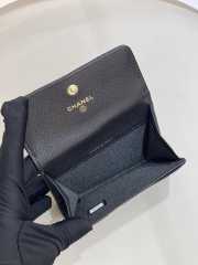 Chanel 23S Wallet in Black 11x8.5x3cm - 6