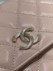 Chanel small Woc 23s in pink 19x3x12cm - 4