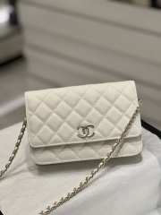 Chanel small Woc 23s in white 19x3x12cm - 1