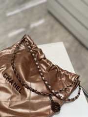 Chanel 22s bag in copper 30x30x8cm - 6