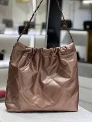 Chanel 22s bag in copper 30x30x8cm - 5