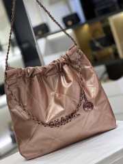 Chanel 22s bag in copper 30x30x8cm - 3