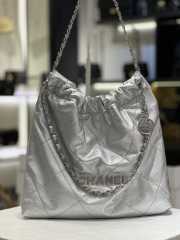 Chanel 22s bag in silver 30x30x8cm - 1