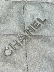 Chanel 22s bag in silver 30x30x8cm - 4